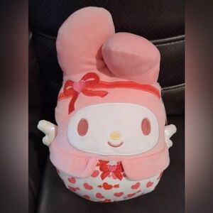 Squishmallow Pink My Melody Plush Toy Hello Kitty & Friends Valentine’s Day New